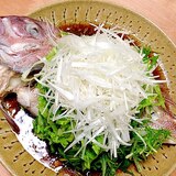 シンガポールの味　白身魚の香味蒸し